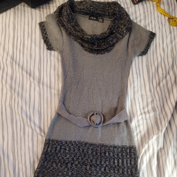 Chesley Dresses & Skirts - Gray Sweater Dress/Top